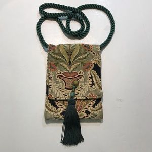 Alice's Tapestries Elegant Chenille Shoulder Bag